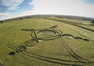 aerial of Avebury