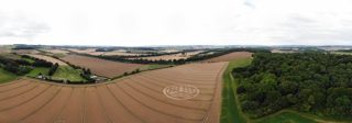 aerial of Tichborne from ccc