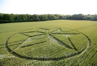 aerial of Popham