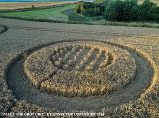 aerial of Hackpen Hill from ccc
