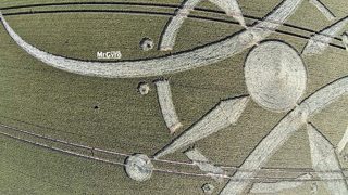 aerial of Clearbury Ring