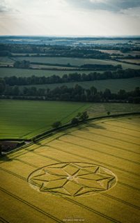 aerial of Tichborne from ccc