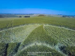 aerial of Silbury Hill