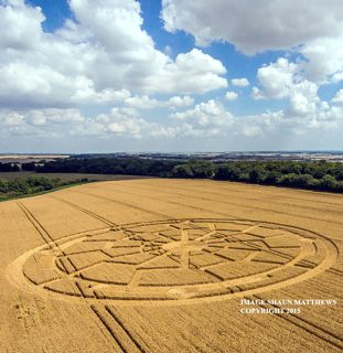 aerial of Bowerchalke