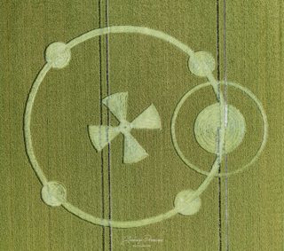 aerial of Wilton from ccc