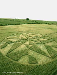 aerial of Hackpen Hill from ccc