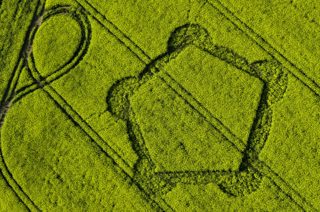 aerial of Hill Barn