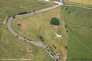 aerial of Hackpen Hill from ccc