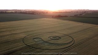 aerial of Berwick Bassett from ccc