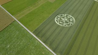 aerial of Büren an der Aare