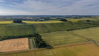 aerial of Hackpen Hill