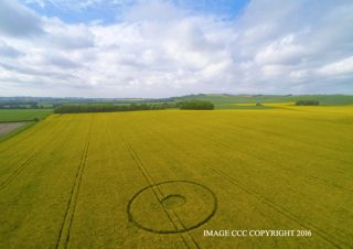 aerial of Avebury from ccc