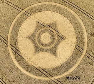 aerial of Avebury