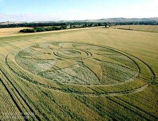 aerial of Etchilhampton from ccc