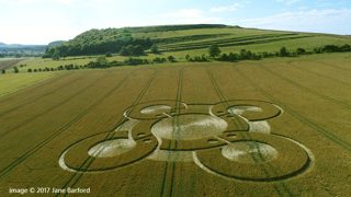 aerial of Battlesbury Hill from ccc