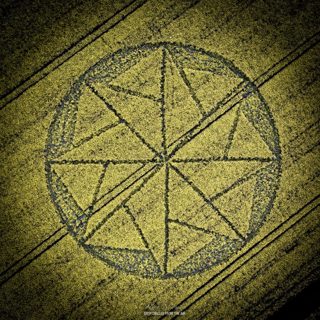 aerial of Stanton St Bernard from ccc