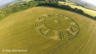 aerial of Wylye
