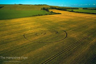 aerial of Berwick Bassett