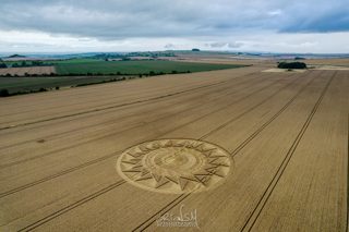 aerial of Roundway Hill from ccc