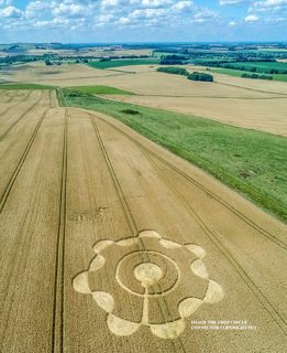 aerial of Avebury