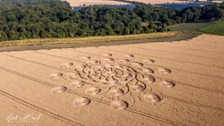 aerial of Muncombe Hill from ccc