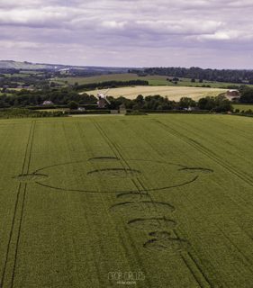 aerial of Wilton Windmill