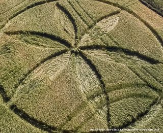 aerial of Yatesbury from ccc