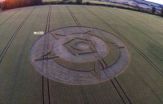 aerial of Rollright Stones from ccc
