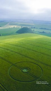 aerial of Silbury Hill