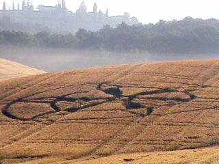 aerial of Castelnuovo Berardenga
