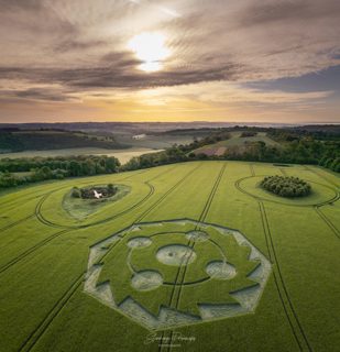aerial of Little Down