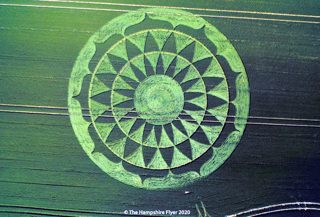 aerial of Ogbourne St George