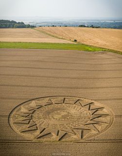 aerial of Roundway Hill from ccc