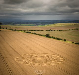 aerial of Roundway Hill