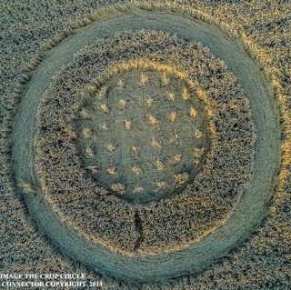 aerial of Hackpen Hill from ccc