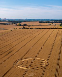 aerial of Stoke Charity