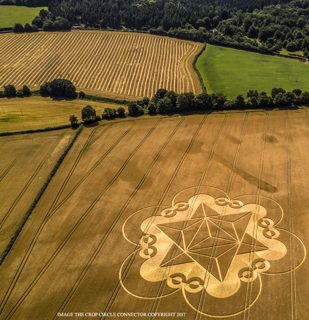 aerial of Cley Hill from ccc