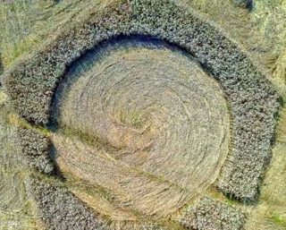 aerial of Blandford Forum from ccc