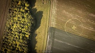 aerial of Etchilhampton Hill from ccc