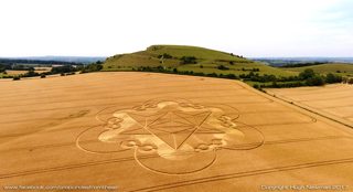 aerial of Cley Hill
