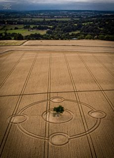 aerial of Potterne from ccc