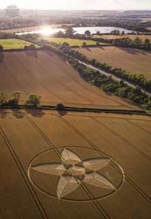 aerial of Bishops Sutton from ccc