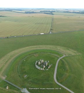 aerial of Stonehenge from ccc