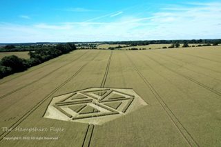 aerial of Froxfield from ccc