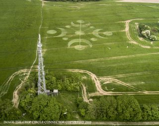 aerial of Buckland Down from ccc