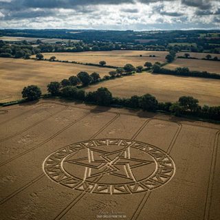 aerial of West Meon from ccc