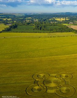 aerial of Battlesbury Hill from ccc