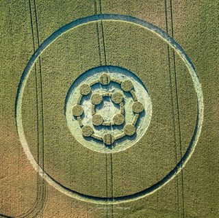 aerial of Easton Royal