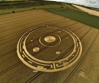aerial of Maiden Castle