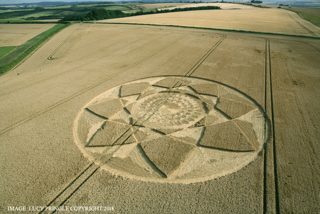 aerial of Hackpen Hill from ccc